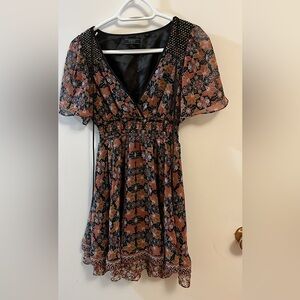 Guess floral dress size small